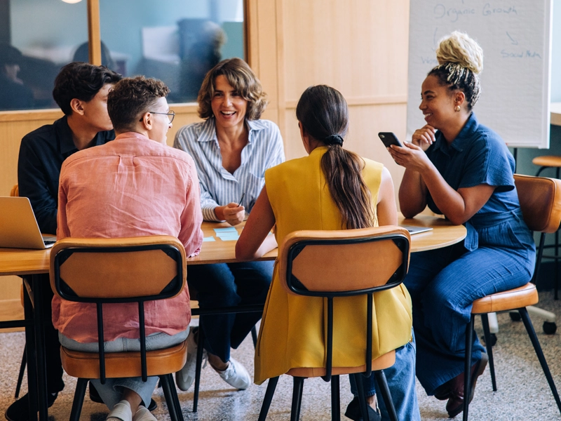 people sitting at a table