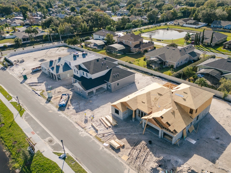 new homes being built